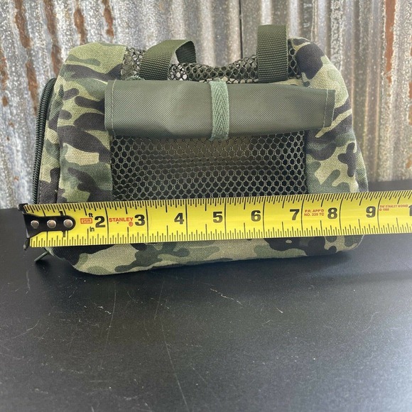 Webkinz Camouflage Pet Carrier Plush Toy Stuffed Animal Soft Carrying Bag Green - Picture 10 of 12